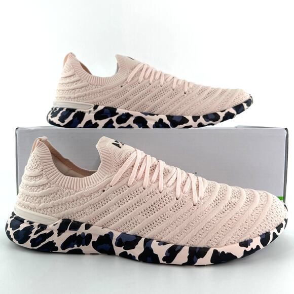 APL Men's Creme Black Leopard TechLoom Wave Sneakers Size 11 - Picture 4 of 12